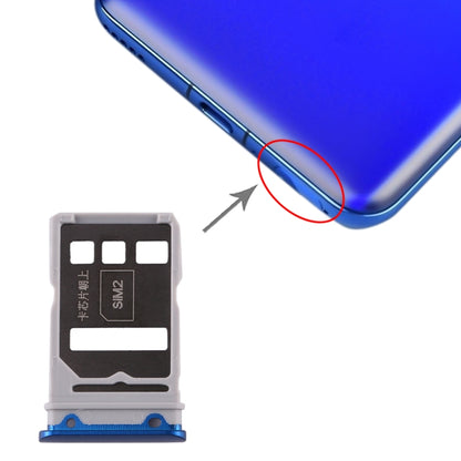 Blue SIM Card Tray for Huawei Honor V30 Pro / Honor V30 - Replacement Part, Fully Compatible