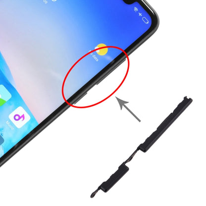 Replacement Side Keys (Power & Volume Control) for Xiaomi Redmi Note 6 Pro - Black