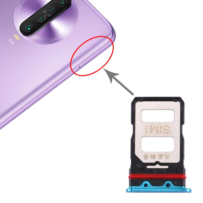 Xiaomi Redmi K30 Pro SIM Card Tray Replacement (Blue) - Fully Compatible, Quality Checked
