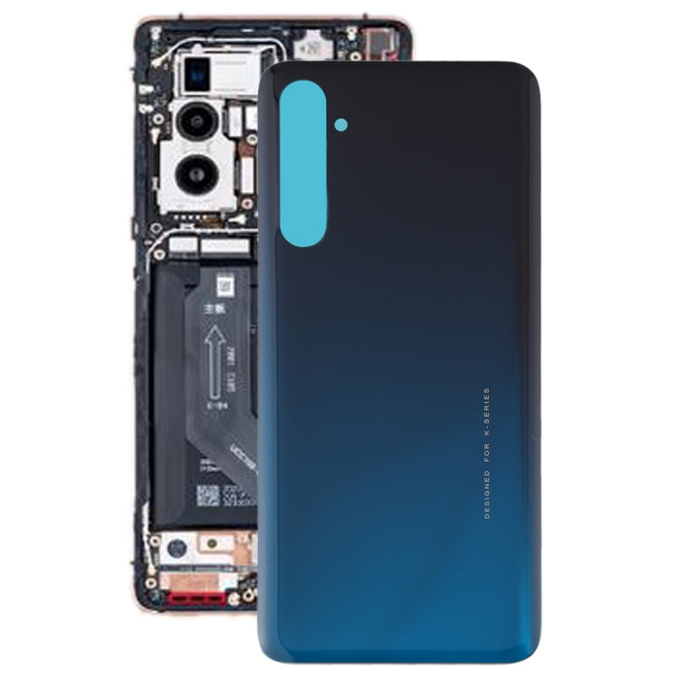 OPPO K5 Black Battery Back Cover Replacement - Perfect Fit, Professional Installation Recommended
