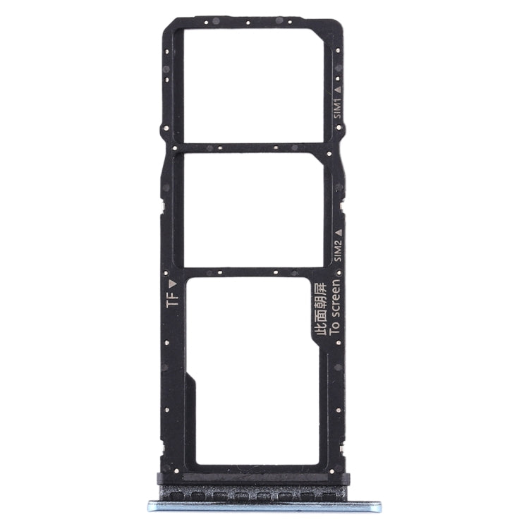 SIM Card Tray Set (Dual SIM + Micro SD) for Huawei Enjoy 10 / Honor Play 3 - Blue Replacement Part