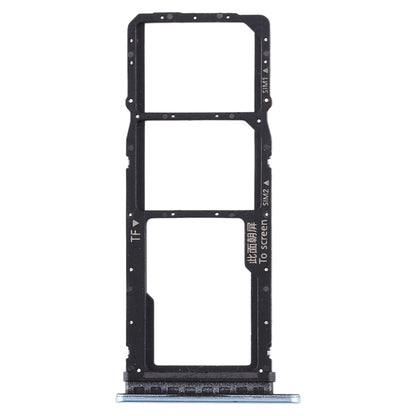 SIM Card Tray Set (Dual SIM + Micro SD) for Huawei Enjoy 10 / Honor Play 3 - Blue Replacement Part
