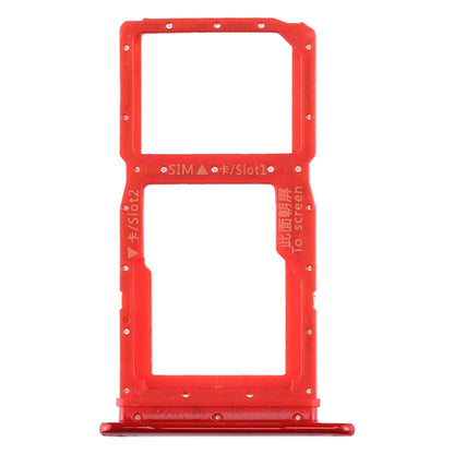 SIM Card Tray & Micro SD Card Tray for Huawei Enjoy 10 Plus - Replacement Part (Red)