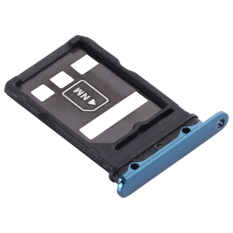 Huawei Mate 30 SIM & NM Card Tray Replacement (Blue) - Fully Compatible, Checked Condition