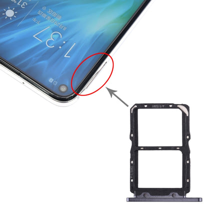 Black SIM Card Tray for Huawei Honor 20S - Replacement Part, Fully Compatible & Checked Quality