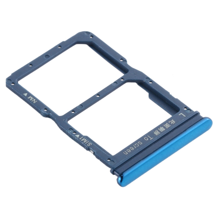 SIM & NM Card Tray for Huawei Honor 20 Lite - Replacement Part (Blue) - Professional Installation Recommended