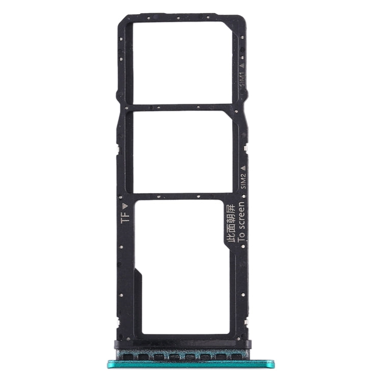 Huawei Honor Play 4T SIM Card Tray & Micro SD Card Tray Replacement (Green) - Fully Compatible, Quality Checked