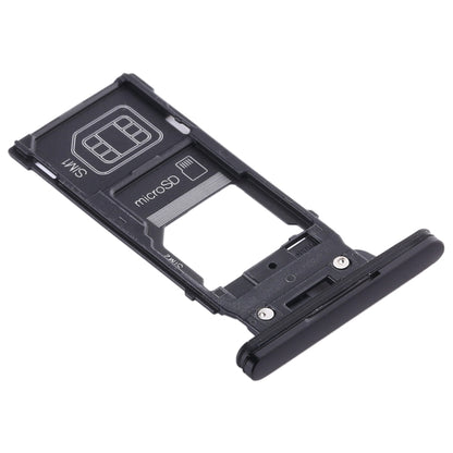 Sony Xperia XZ2 SIM Card Tray + Micro SD Card Tray Replacement (Black) - Fully Compatible, Professional Installation Recommended
