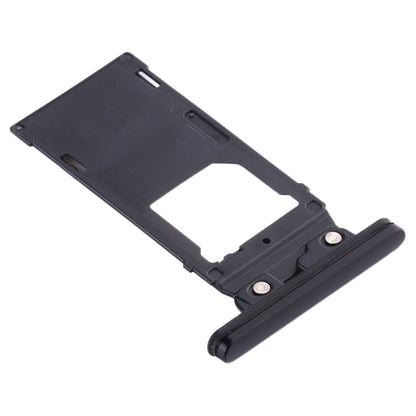 Sony Xperia XZ2 SIM Card Tray + Micro SD Card Tray Replacement (Black) - Fully Compatible, Professional Installation Recommended