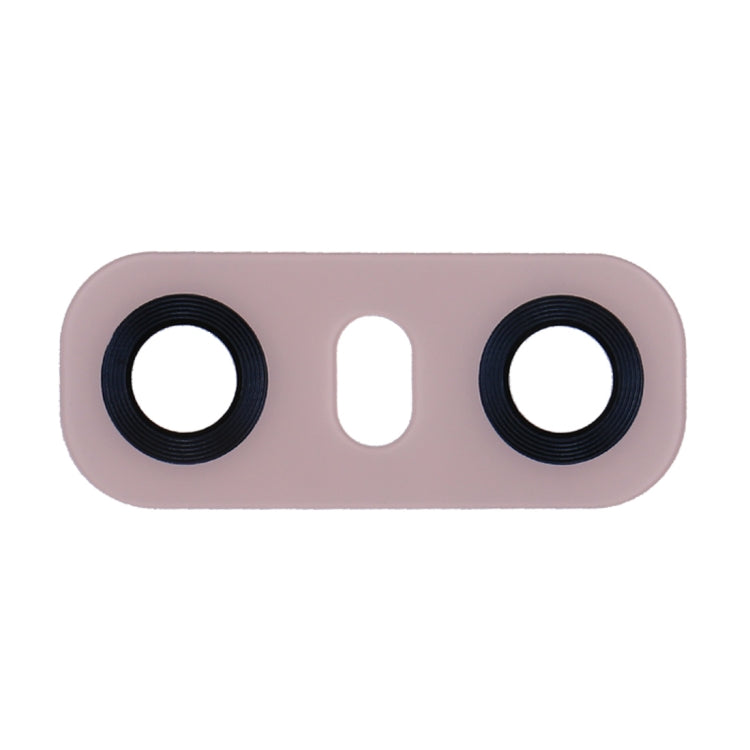 10 PCS LG G6 H870/H871/H872/LS993 Back Camera Lens with Adhesive (Glass, Pink) - Replacement Parts