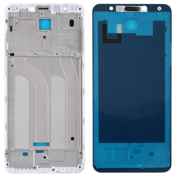 High-Quality Front Housing LCD Frame Bezel Plate for Xiaomi Redmi 5 - White Replacement Part