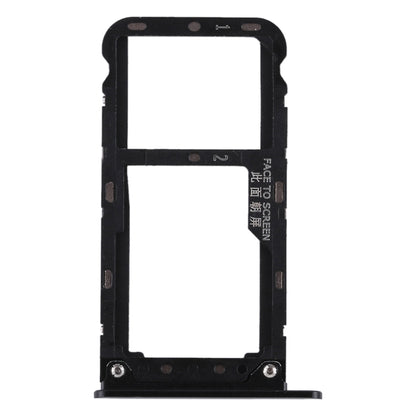 2-in-1 SIM & Micro SD Card Tray for Xiaomi Redmi Note 5 (Black) - Replacement Part, Quality Checked