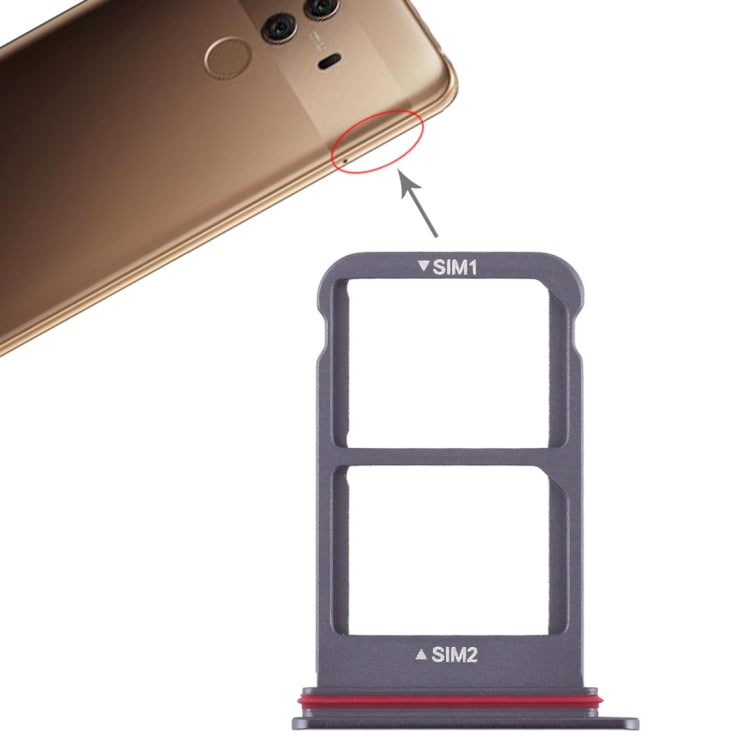 Black SIM Card Tray for Huawei Mate 10 Pro - Replacement Part for Broken or Unusable Trays