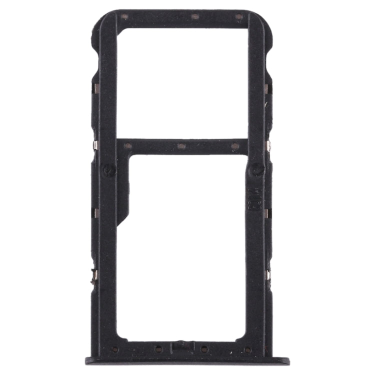 SIM Card Tray & Micro SD Card Tray for Huawei Honor Play 7X (Black) - Replacement Part, Professional Installation Recommended