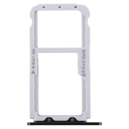SIM Card Tray + Micro SD Card Tray for Huawei Honor V9 - Replacement Part (Black)