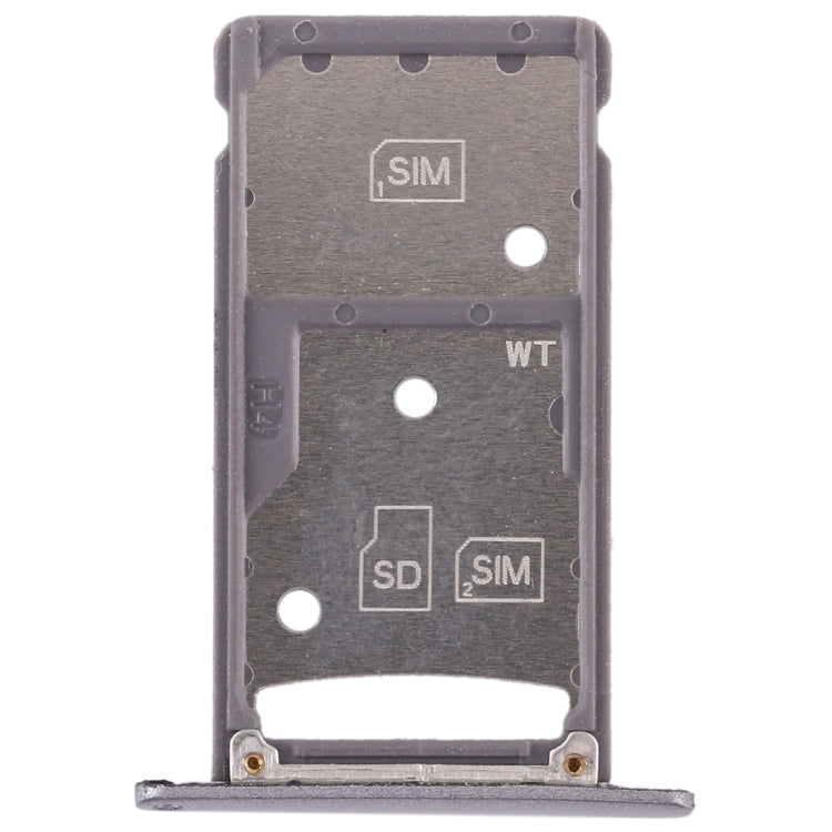 Replacement 2 SIM & Micro SD Card Tray for Huawei Enjoy 6 / AL00 (Grey) - Quality Checked