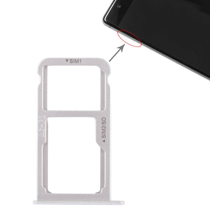 Huawei P9 Plus SIM Card Tray + Micro SD Card Tray (White) - Replacement Part for Broken Trays