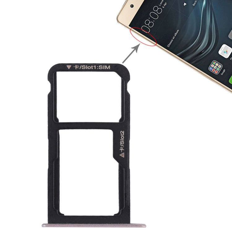 Huawei P9 Lite SIM Card Tray & Micro SD Card Tray Replacement (Pink) - Compatible & Checked Quality