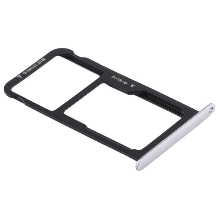 Huawei P9 Lite SIM Card Tray + Micro SD Card Tray Replacement (Silver) - Compatible & Tested