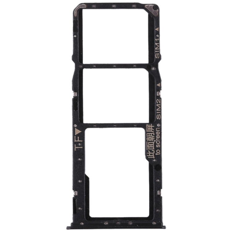 Replacement 2 SIM Card Tray & Micro SD Card Tray for Huawei Enjoy 8 Plus (Black) - Quality Checked