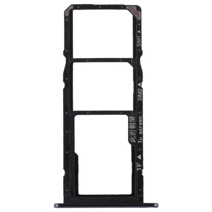 SIM Card Tray + Micro SD Card Tray for Huawei Honor 7A (Black) - Replacement Part for Damaged Trays