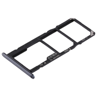 SIM Card Tray + Micro SD Card Tray for Huawei Honor 7A (Black) - Replacement Part for Damaged Trays