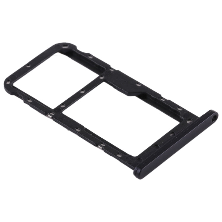 SIM Card Tray & Micro SD Card Tray for Huawei P20 Lite / Nova 3e (Black) - Replacement Part