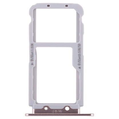 Gold SIM Card / Micro SD Card Tray for Huawei Nova 2s - Replacement Part, Professional Installation Recommended
