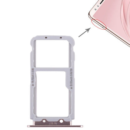 Gold SIM Card / Micro SD Card Tray for Huawei Nova 2s - Replacement Part, Professional Installation Recommended
