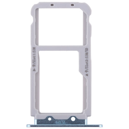Replacement 2 SIM & Micro SD Card Tray for Huawei Nova 2s (Blue) - Compatible & Quality Checked