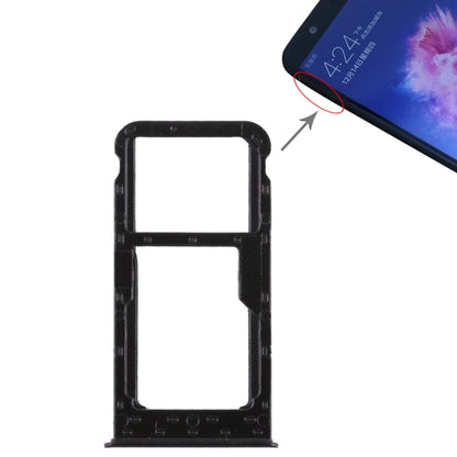 SIM Card Tray & Micro SD Card Tray for Huawei P Smart (Enjoy 7S) - Black Replacement Part