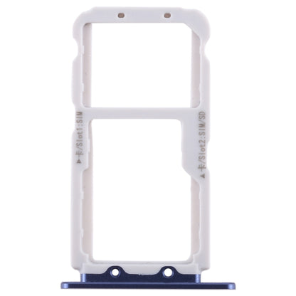 SIM Card Tray & Micro SD Card Tray for Huawei Honor View 10 / V10 - Replacement Parts (Blue)