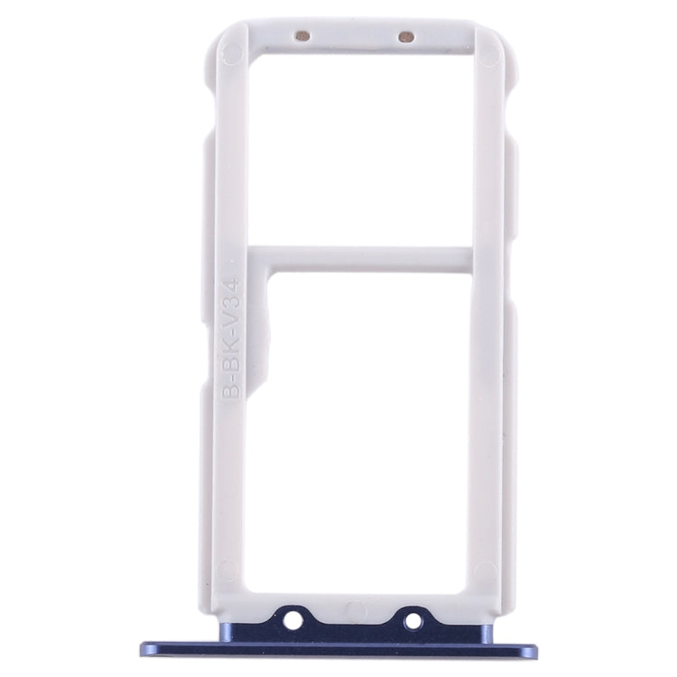 SIM Card Tray & Micro SD Card Tray for Huawei Honor View 10 / V10 - Replacement Parts (Blue)