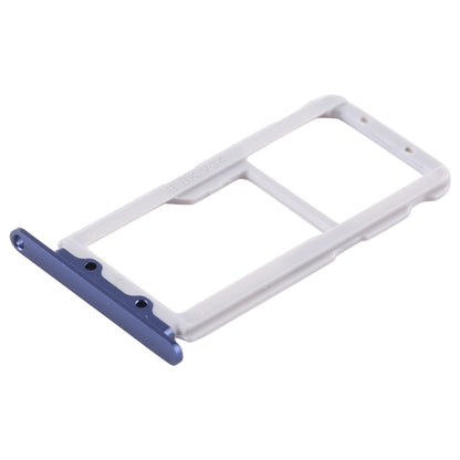 SIM Card Tray & Micro SD Card Tray for Huawei Honor View 10 / V10 - Replacement Parts (Blue)