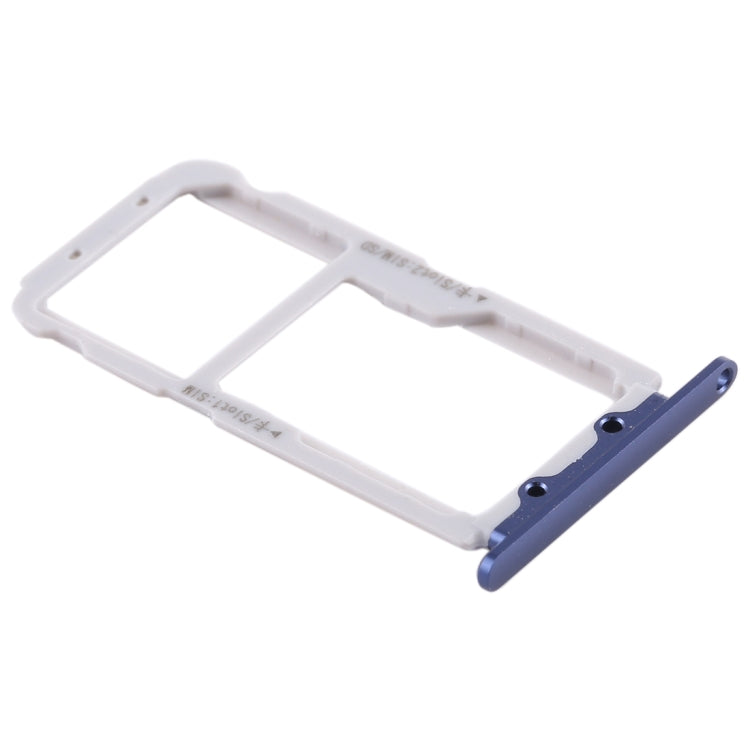 SIM Card Tray & Micro SD Card Tray for Huawei Honor View 10 / V10 - Replacement Parts (Blue)