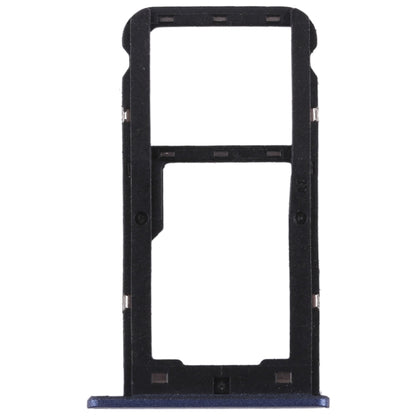 SIM Card Tray and Micro SD Card Tray for Huawei Enjoy 7 - Replacement Part (Blue)