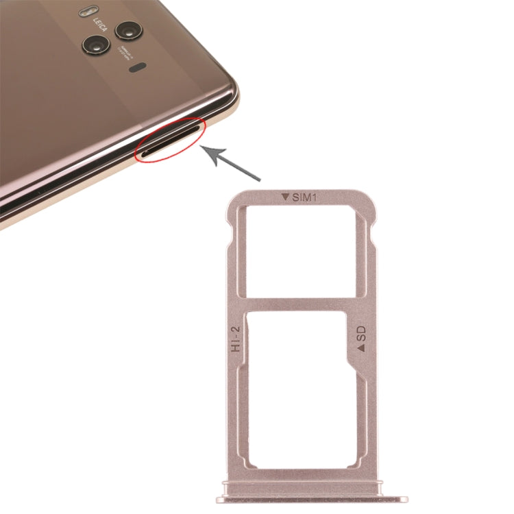 Huawei Mate 10 SIM Card Tray & Micro SD Card Tray Replacement (Gold) - Compatible & Quality Checked