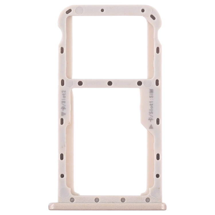 Gold SIM Card Tray + Micro SD Card Tray for Huawei Maimang 6 / Mate 10 Lite - Replacement Part