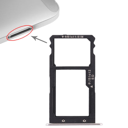 Huawei G8 SIM Card Tray / Micro SD Card Tray Replacement (Silver) - Compatible, Professional Installation Recommended