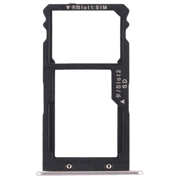 Huawei G8 SIM Card Tray / Micro SD Card Tray Replacement (Silver) - Compatible, Professional Installation Recommended
