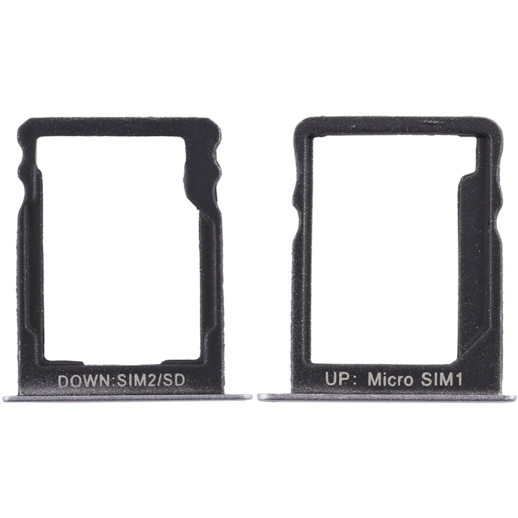 Grey SIM Card Tray + Micro SD Card Tray for Huawei Enjoy 5s - Replacement Part, Quality Checked