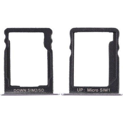 Grey SIM Card Tray + Micro SD Card Tray for Huawei Enjoy 5s - Replacement Part, Quality Checked