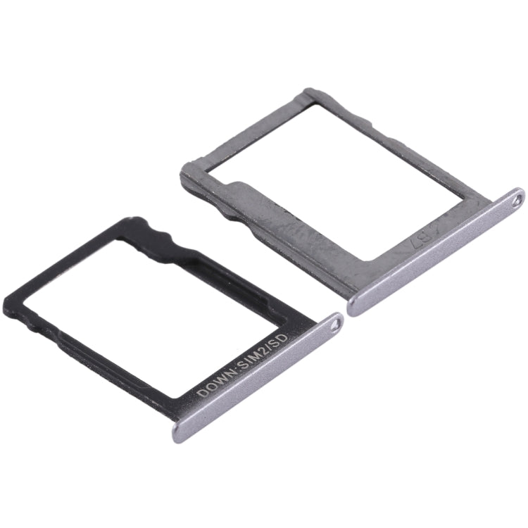 Grey SIM Card Tray + Micro SD Card Tray for Huawei Enjoy 5s - Replacement Part, Quality Checked