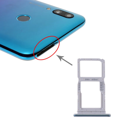 Huawei P Smart Pro 2019 SIM Card Tray + Micro SD Card Tray Replacement (Blue) - Quality Checked