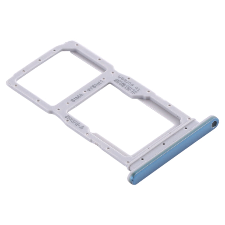 Huawei P Smart Pro 2019 SIM Card Tray + Micro SD Card Tray Replacement (Blue) - Quality Checked