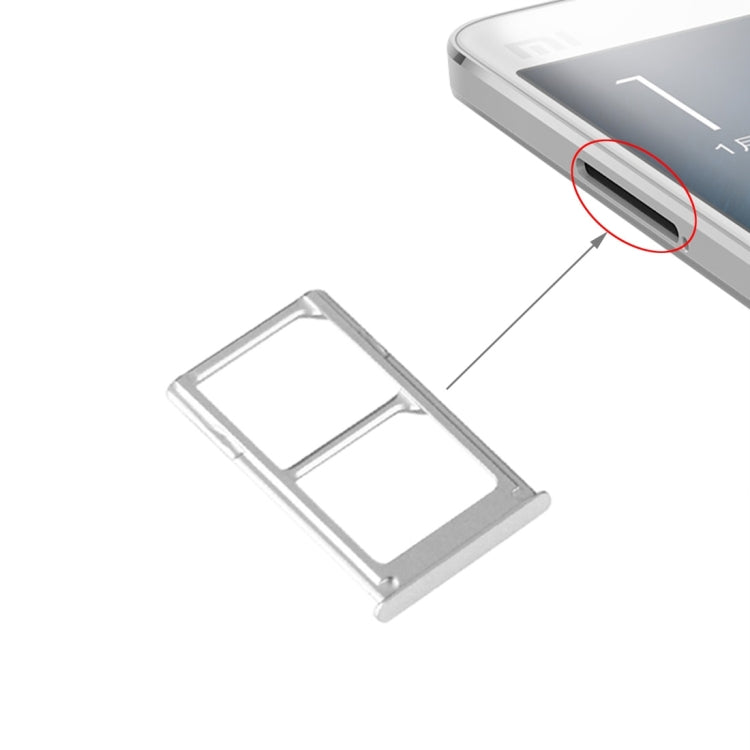 High-Quality SIM Card Tray for Xiaomi Mi 5 (Silver) - Replace Broken or Unusable Tray