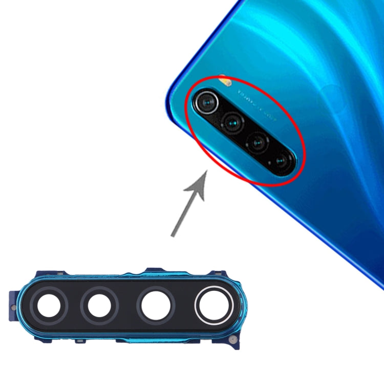 Xiaomi Redmi Note 8 Camera Lens Cover Replacement (Blue) - Perfect Fit, Easy Installation