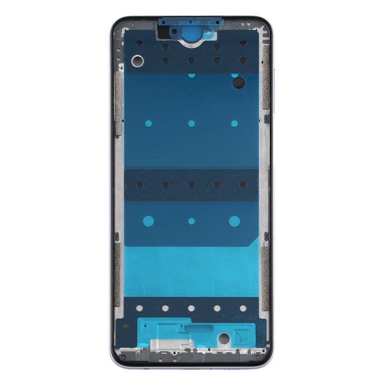 Silver Front Housing LCD Frame Bezel Plate Replacement for Xiaomi Redmi Note 9S, 9 Pro (India), 9 Pro Max, Note 10 Lite