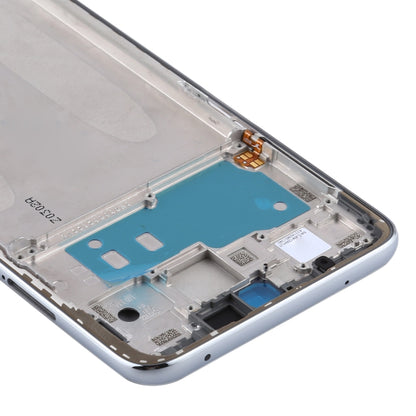 Silver Front Housing LCD Frame Bezel Plate Replacement for Xiaomi Redmi Note 9S, 9 Pro (India), 9 Pro Max, Note 10 Lite