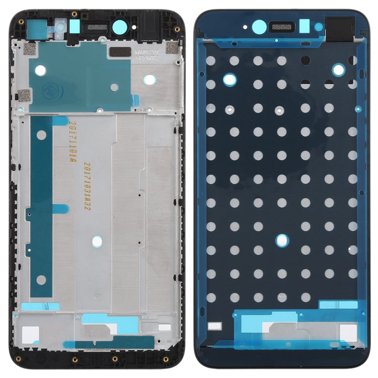 Black Front Housing LCD Frame Bezel Plate Replacement for Xiaomi Redmi Note 5A Prime / Y1